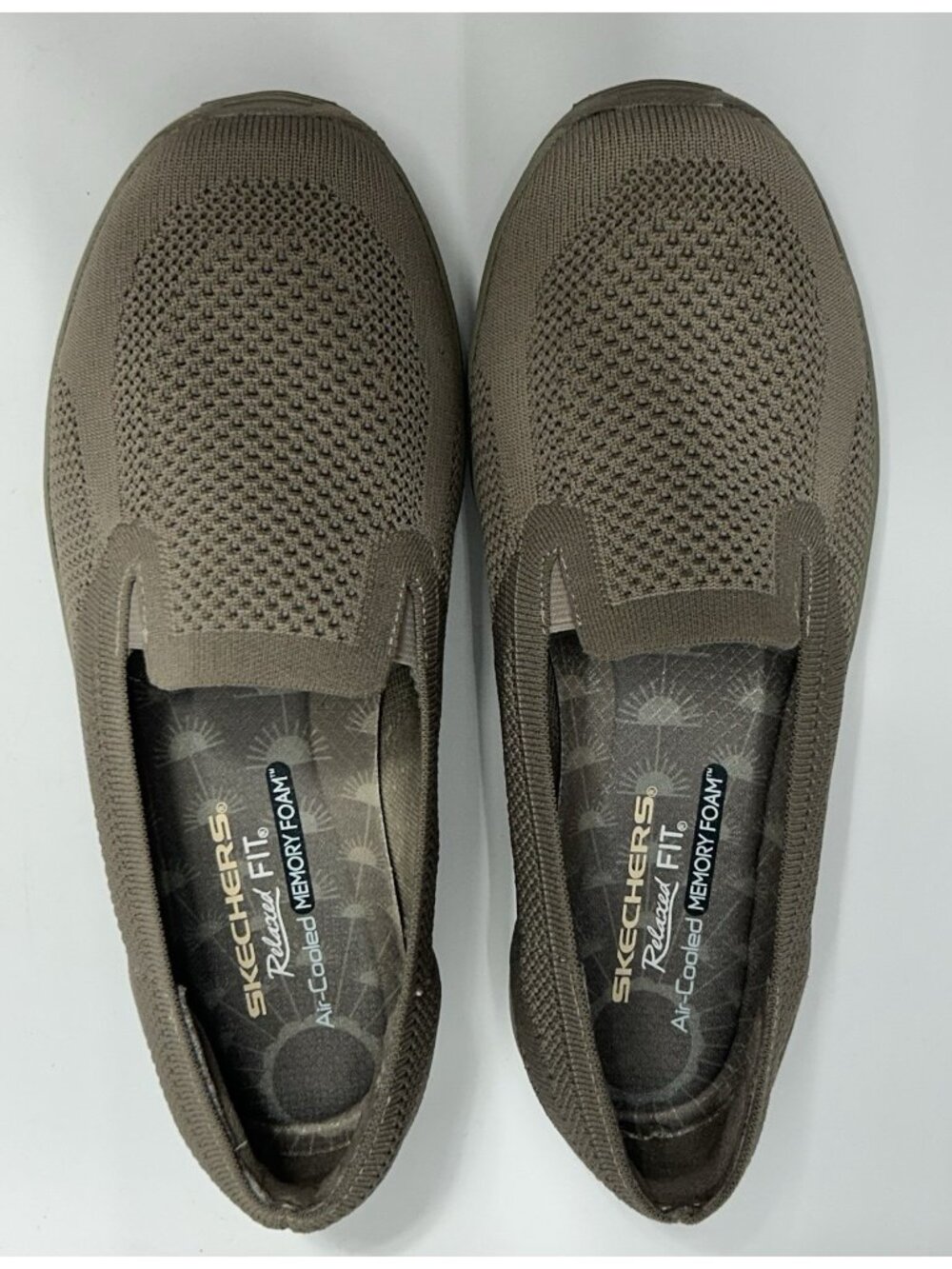 Skechers Reggae Fest Enjoy Knit Slip On Shoes  Women’s Size 8.5 Tan Brown 49679 - Picture 3 of 10